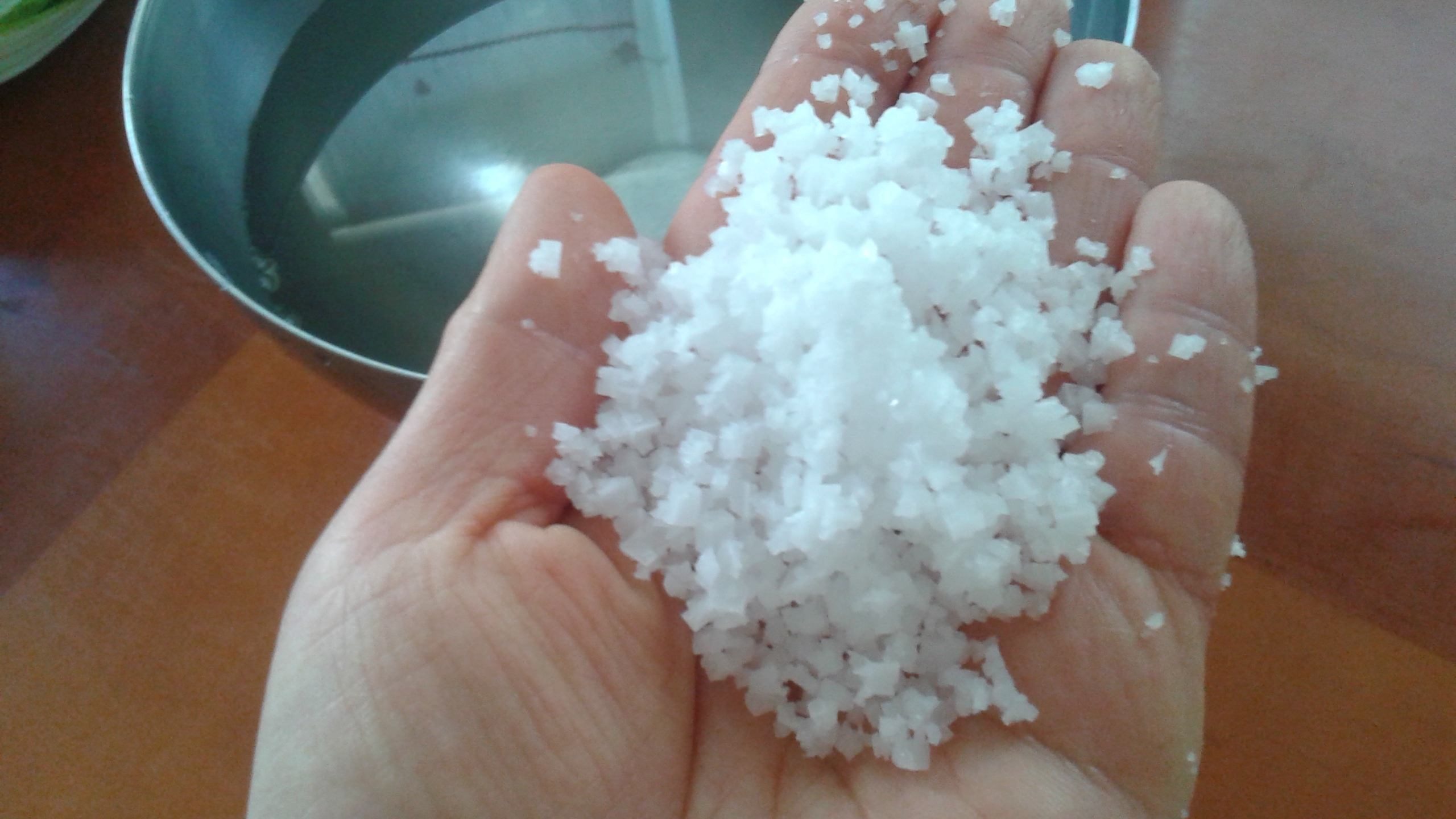 salty water to salt down the cabbage